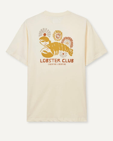 Libertine Beat T-shirt Lobster Tan White - KYOTO - Libertine-Libertine