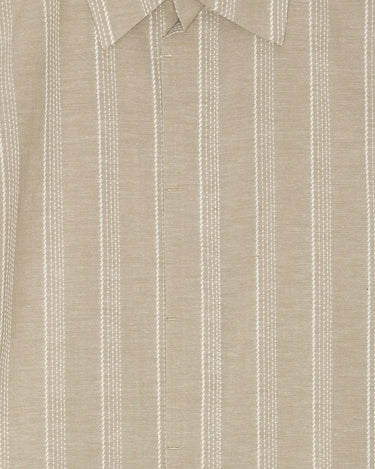 Libertine Carbon 3567 Taupe Stripe Skjorte - KYOTO - Libertine - Libertine