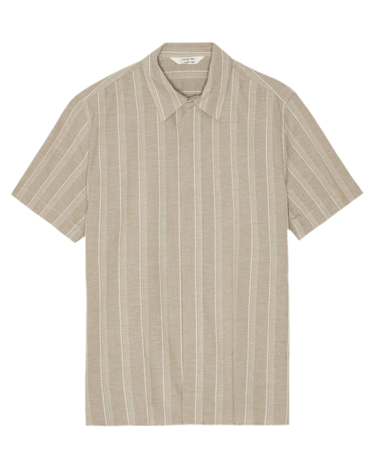 Libertine Carbon 3567 Taupe Stripe Skjorte - KYOTO - Libertine - Libertine