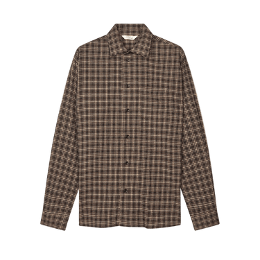 Libertine Record 3641 Brown Check shirt - KYOTO - Libertine - Libertine