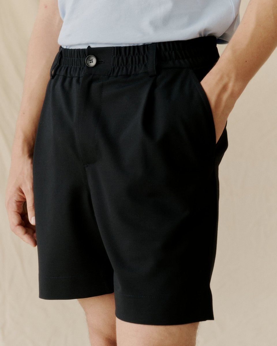 Libertine Uptown 2211 Dark Navy shorts - KYOTO - Libertine-Libertine