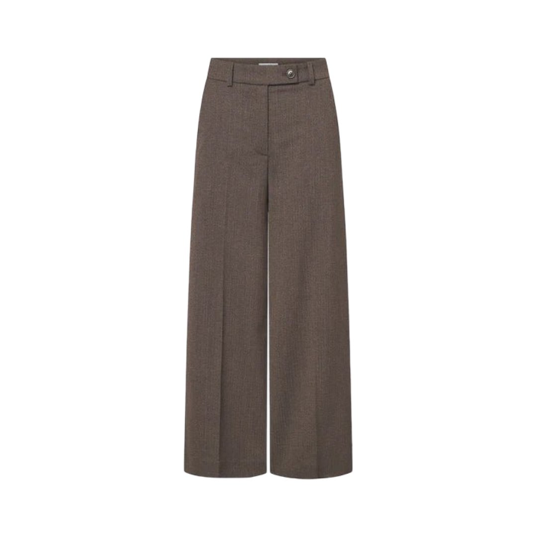 Lovechild Harper Pants Brown Herringbone - KYOTO - Lovechild1979