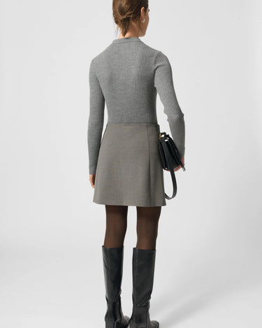 Lovechild1979 Lisa Blouse grey melange - KYOTO - Lovechild1979
