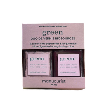 Manucurist Green 2 pack / Duo Dark pansy + cosmic Rose Nail polish - KYOTO - Manucurist Green