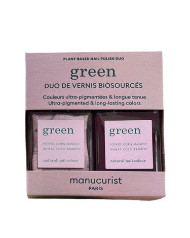 Manucurist Green 2 pack / Duo Dark pansy + cosmic Rose Nail polish - KYOTO - Manucurist Green