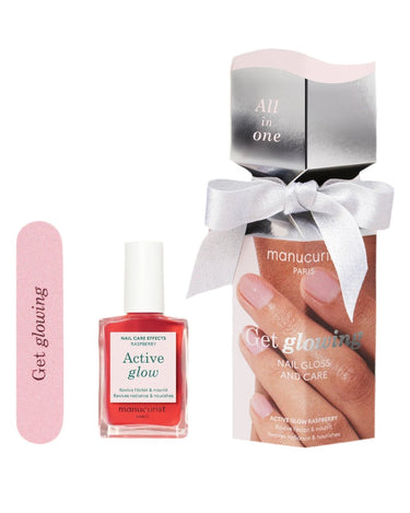 Manucurist Green Get Glowing Kit 2024 Neglelakker Active Glow Rasperry - KYOTO - Manucurist Green