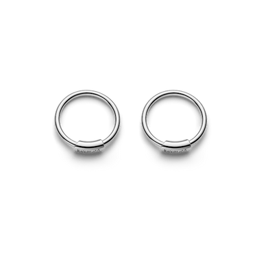 Maria Black Basic 8 Hoop earring SILVER - 1 pcs - KYOTO - Maria Black