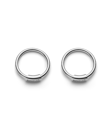 Maria Black Basic 8 Hoop earring SILVER - 1 pcs - KYOTO - Maria Black