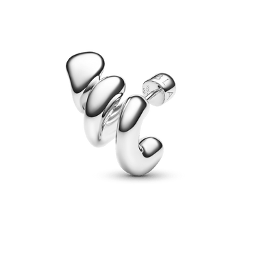 Maria Black Coil Crawler right Earring Silver - KYOTO - Maria Black