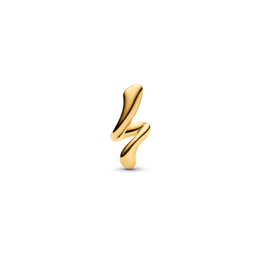 Maria Black Coil Curl Stud right Gold - KYOTO - Maria Black