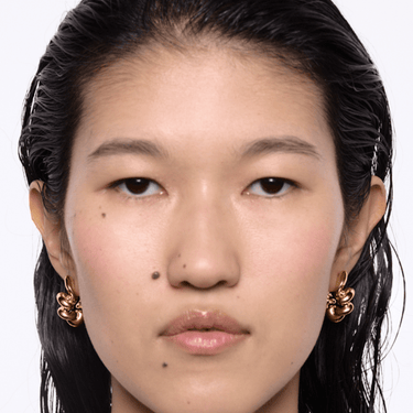 Maria Black Coil Hoop right Medium Gold - KYOTO - Maria Black