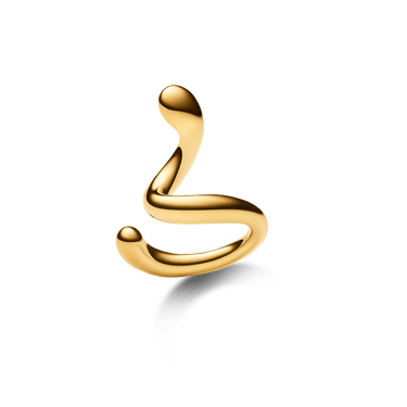 Maria Black Coil Whirl Ear Cuff Left Gold - KYOTO - Maria Black