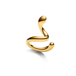Maria Black Coil Whirl Ear Cuff right Gold - KYOTO - Maria Black