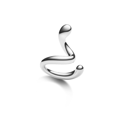 Maria Black Coil Whirl Ear Cuff right Silver - KYOTO - Maria Black