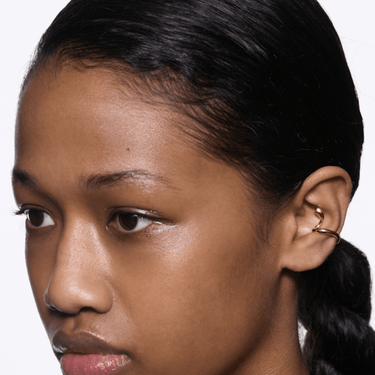 Maria Black Coil Whirl Stud right Gold - KYOTO - Maria Black