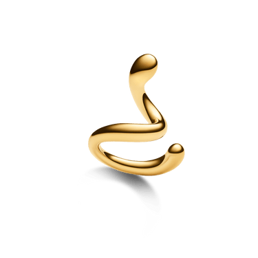 Maria Black Coil Whirl Stud right Gold - KYOTO - Maria Black