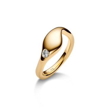 Maria Black Dolphin Ring Gold - KYOTO - Maria Black