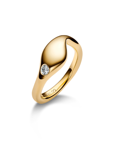 Maria Black Dolphin Ring Gold - KYOTO - Maria Black