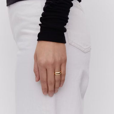 Maria Black Omotesando Chunky Ring Gold Ringe - KYOTO - Maria Black