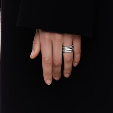 Maria Black Omotesando Chunky Ring Silver Ringe - KYOTO - Maria Black