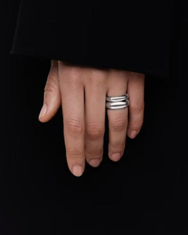 Maria Black Omotesando Chunky Ring Silver Ringe - KYOTO - Maria Black