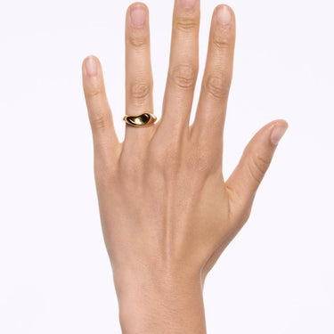 Maria Black Saddle Ring Gold - KYOTO - Maria Black