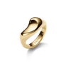 Maria Black Saddle Ring Gold - KYOTO - Maria Black