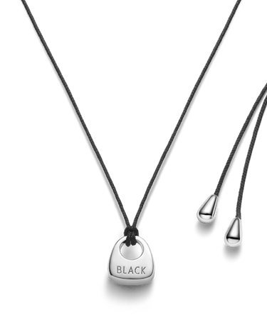 Maria Black Tote Extra Small Necklace Silver - KYOTO - Maria Black