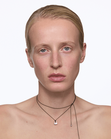 Maria Black Tote Extra Small Necklace Silver - KYOTO - Maria Black