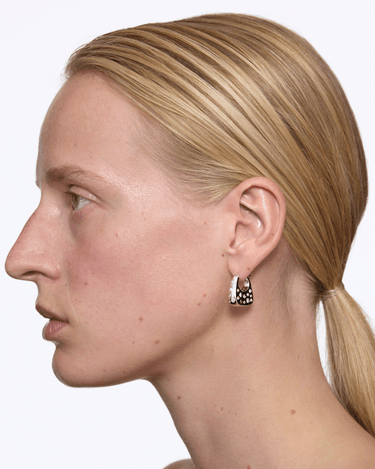Maria Black Tote Flash Earring Silver - KYOTO - Maria Black