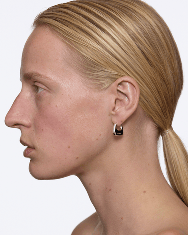 Maria Black Tote Small Earring Silver - KYOTO - Maria Black
