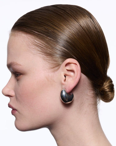 Maria Black Tryvann Dome Earring Silver - KYOTO - Maria Black