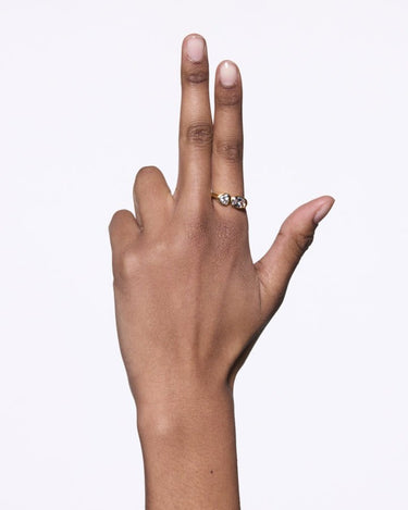 Maria Black You & Me Signet Ring Gold - KYOTO - Maria Black