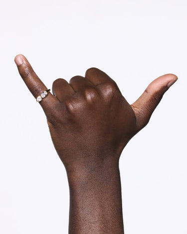 Maria Black You & Me Signet Ring Gold - KYOTO - Maria Black