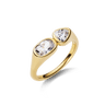 Maria Black You & Me Signet Ring Gold - KYOTO - Maria Black