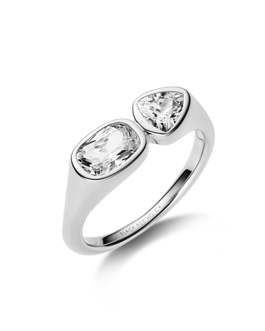 Maria Black You & Me Signet Ring Silver - KYOTO - Maria Black