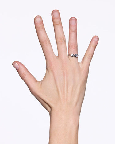 Maria Black You & Me Signet Ring Silver - KYOTO - Maria Black
