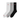 New Balance Patch Logo Crew 3 Pack Grey/wht/blk Socks - KYOTO - New Balance clothing