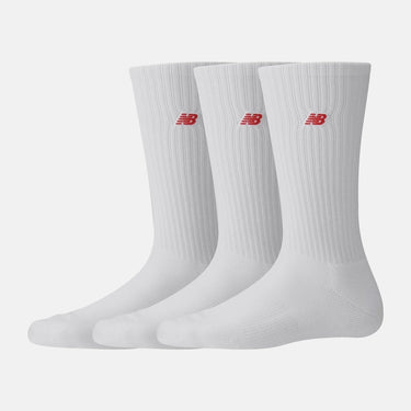 New Balance Patch Logo socks 3 Pair White - KYOTO - New Balance clothing
