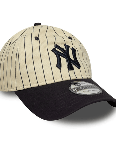 New Era 9TWENTY Pinstripe New York Yankees Off White/Navy cap - KYOTO - New Era