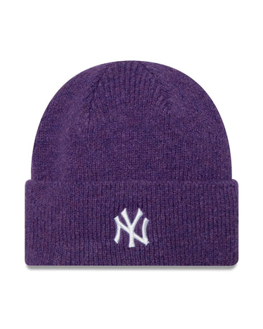 New Era FEMALE WIDE CUFF BEANIE NEW YORK YANKEES Purple - KYOTO - New Era