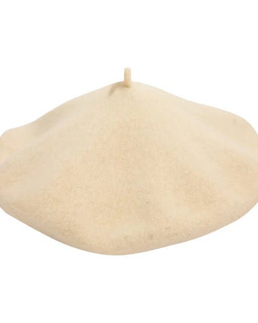 New Era FEMALE WOOL BERET NEW YORK YANKEES LTC hat beige - KYOTO - New Era