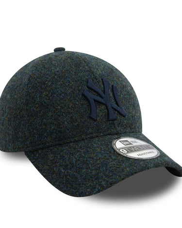 New Era HARRIS TWEED 9TWENTY® NEW YORK YANKEES Cap Dark Green, Navy - KYOTO - New Era