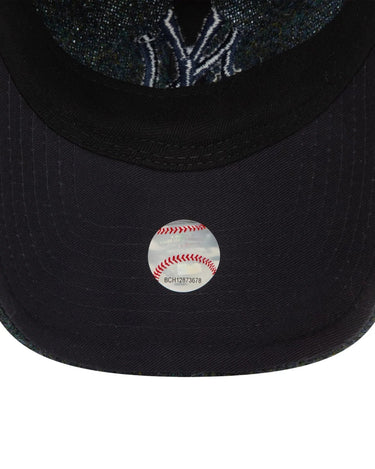 New Era HARRIS TWEED 9TWENTY® NEW YORK YANKEES Cap Dark Green, Navy - KYOTO - New Era