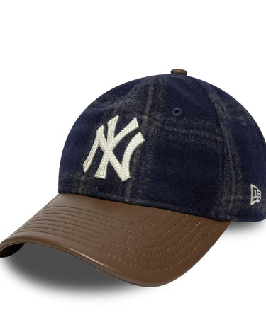 New Era IMG LODEN LEATHER 9TWENTY Navy Cap - KYOTO - New Era