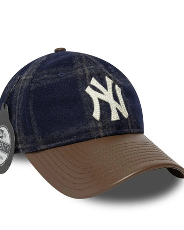 New Era IMG LODEN LEATHER 9TWENTY Navy Cap - KYOTO - New Era