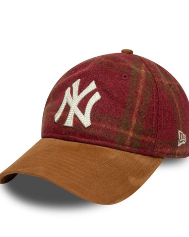 New Era IMG LODEN SUEDE 9TWENTY Bordeaux Cap - KYOTO - New Era