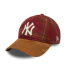 New Era IMG LODEN SUEDE 9TWENTY Bordeaux Cap - KYOTO - New Era