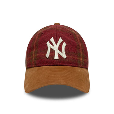 New Era IMG LODEN SUEDE 9TWENTY Bordeaux Cap - KYOTO - New Era