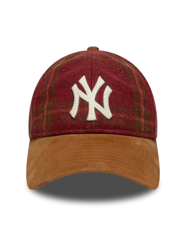 New Era IMG LODEN SUEDE 9TWENTY Bordeaux Cap - KYOTO - New Era